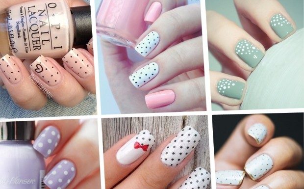 Nail art a pois: come realizzarla con una forcina
