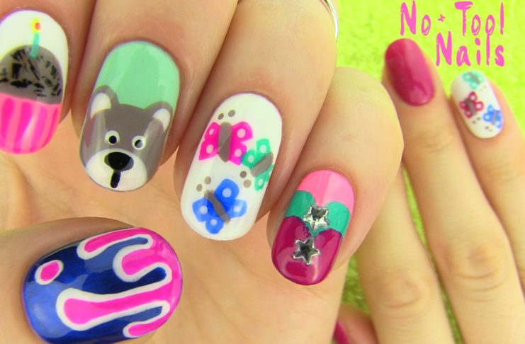 5 nail art d’effetto solo con il pennello da smalto