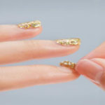 rimuovere smalto glitter