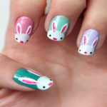 nail art coniglio