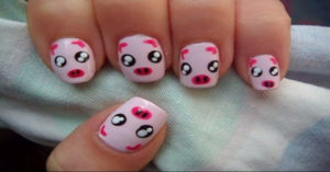 nail art maiale