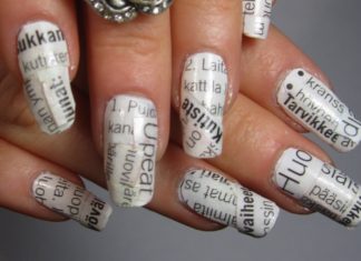 Newspaper manicure: come realizzarla passo passo