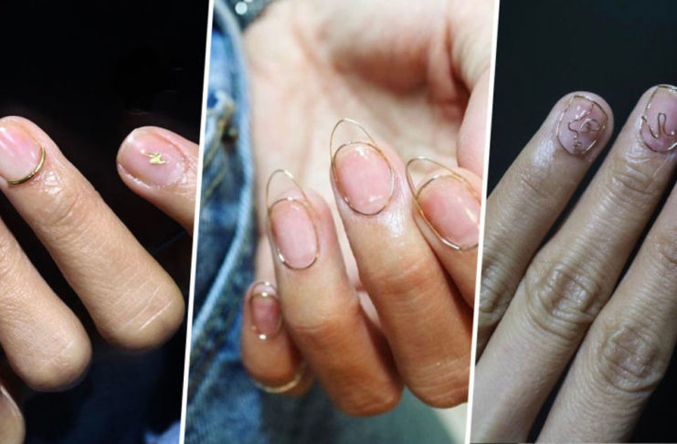 Nail art con il fil di ferro per un incredibile effetto 3D nail art fil di ferro