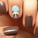 anti V-day nail art