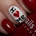 anti V-day nail art