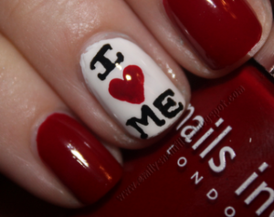 anti V-day nail art