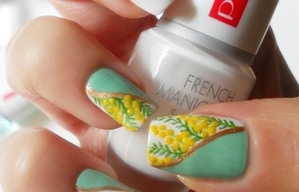 Nail art per la Festa delle donne: mimose e fiori sulle vostre unghie