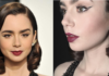 Lily Collins e il trucco eyeliner facilissimo eyeliner