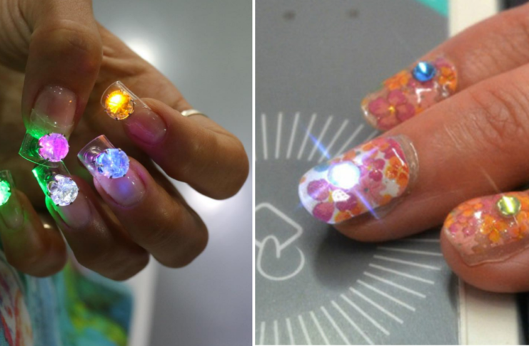 Nail art LED: tutorial unghie effetto discoteca nail art LED