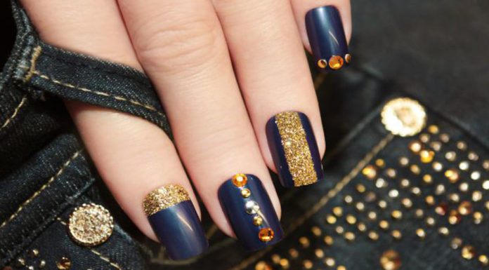 Tutorial e smalti per realizzare una nail art jeans facile nail art jeans