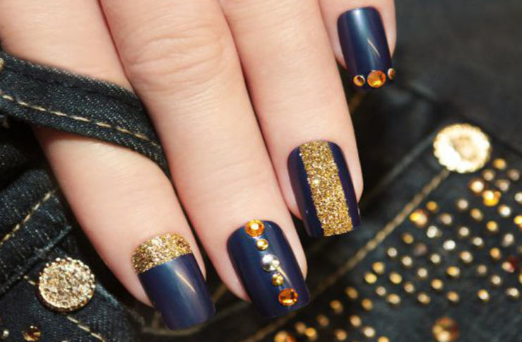 Tutorial e smalti per realizzare una nail art jeans facile nail art jeans