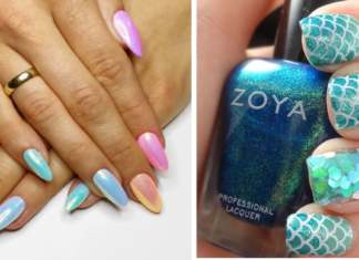 Nail art tutorial facile per unghie effetto sirena nail art_sirena