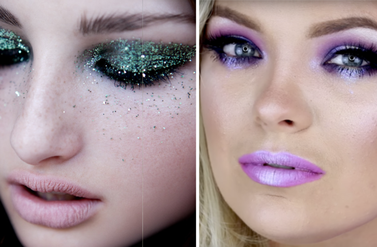 Il make up autunno 2017 è olografico e glitter make up_olografico_glitter