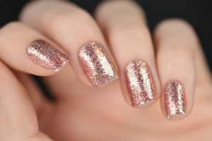 nail art_autunno_rose gold