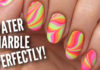 Tutorial unghie watermarble per principianti watermarble nails