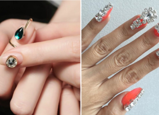 Come realizzare una nail art gioiello secondo Unistella nail art_gioiello