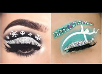 Sopracciglia ad albero di Natale: tante idee e tutorial