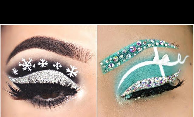 Sopracciglia ad albero di Natale: tante idee e tutorial